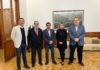 Francisco Reyes recibe en el Palacio Provincial a la Agrupación de Cofradías de la ciudad de Jaén