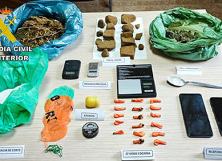 La Guardia Civil ha desactivado un punto de venta de droga en la localidad de Alcalá la Rea