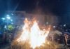 El Ayuntamiento celebra San Antón con el prendido de la lumbre oficial en San Juan