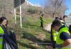 El Centro Especial de Empleo y colegio Santo Tomás participan en la recogida de basura en Fuente de la Peña