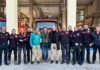 Visita Policía Local y Bomberos