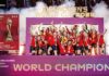 Correos presenta un sello dedicado a la selección española femenina, campeona del Mundo de Fútbol