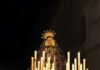 La Soledad, que cierra los desfiles del Viernes Santo, pendiente del tiempo