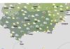 Cielos nubosos con precipitaciones débiles
