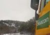 Noche de nevadas y de quitanieves