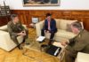 Reyes aborda con el subdelegado de Defensa la colaboración en unas jornadas sobre el Ejército y el ciberespacio