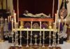 El Santo Sepulcro pendiente de la lluvia para procesionar el Viernes Santo