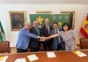 Firma convenio Fundación Caja Rural Jaén financiación campo pruebas CETEDEX