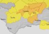 Alerta naranja y amarilla para este lunes de julio