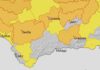 Alerta naranja en la provincia de Jaén