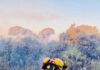 El alcalde valora la actuación de los bomberos de Jaén en el control del incendio de Andújar
