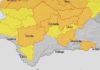 Alerta naranja para la provincia de Jaén