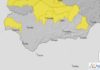 Martes donde seguimos en alerta amarilla en la provincia de Jaén