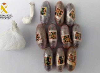 Un detenido en Valdepeñas de Jaén por supuesto delito de tráfico de drogas