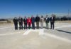 Reyes visita junto a la secretaria de Estado de Defensa la helisuperficie construida en los terrenos del CETEDEX