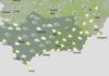 Cielos muy nubosos con probables precipitaciones débiles, dispersas y ocasionales