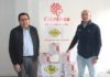 Donación de 1.000 litros de leche y 1.000 sobres de embutido