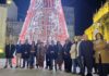 Diputación enciende la iluminación navideña de sus principales edificios con más de 140.000 puntos de luz