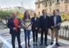El alcalde recibe a los representantes de los Reyes Magos de Oriente