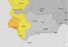 Alerta naranja y amarilla en las provincias de Huelva y Sevilla