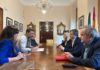 Reunión con responsables de Aprompsi sobre la recogida del papel y el cartón