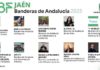 Entrega de las Banderas de la Junta de Andalucía en Jaén