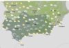Cielos nubosos aumentando a cubiertos, con probables precipitaciones débiles y ocasionales a partir del mediodía
