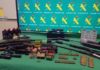 La Guardia Civil ha desarticulado una trama delictiva dedicada al tráfico de armas en la provincia de Jaén