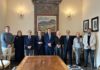 Recepción en el Ayuntamiento a los pregoneros de Pasión y de Gloria en la ciudad