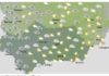 Cielos nubosos, aumentando a muy nubosos con precipitaciones débiles a moderadas durante la segunda mitad del día