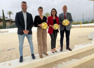 Cuatro competiciones nacionales del fútbol playa en Jaén entre junio y agosto