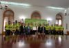 El presidente de la Diputación recibe en el Palacio Provincial al Jaén Paraíso Interior FS