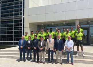 Recepción que la Caja Rural de Jaén ha ofrecido al Jaén Paraíso Interior Fútbol Sala