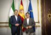 Recepción de Juanma Moreno a Francisco Reyes
