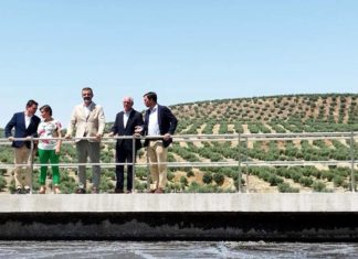 El consejero Fernández-Pacheco inaugura la estación depuradora de Porcuna, en Jaén, con una inversión de 6,6M€