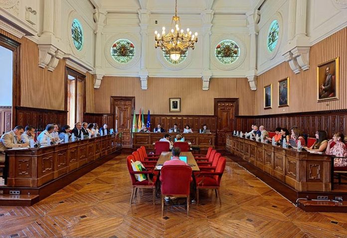 PP salón de plenos durante la intervención de Luis Mariano Camacho (2)