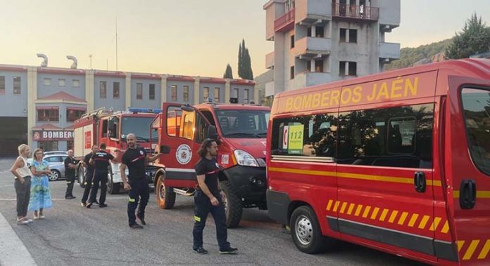 Dispositivo Bomberos Incendios JAÉN A LEÓN