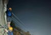 Nuevo éxito de participación en la actividad via ferrata nocturna