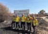 Trabajo contra los incendios de los Bomberos Jaén en Castilla y León