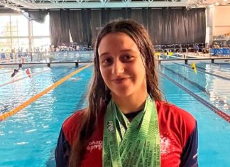 La nadadora jiennense Paula Agudo logra 7 medallas en el andaluz
