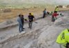 Reyes visita las excavaciones que se realizan en el Castillo de Bedmar a través del VIII Campo de Voluntariado