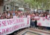 Protesta en Jaén contra la “cruel negligencia” de la Junta de Andalucía en el cribado del cáncer de mama