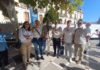 Las chilindrinas de San Lucas vuelven a llenar la verja de Diputación con humor y crítica social