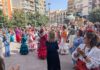 Un grupo de jiennenses se suma al flashmob ‘Jaén baila por sevillanas’