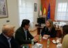 Elena González se reúne con el presidente del Colegio Oficial de Enfermería de Jaén