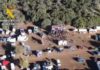 Identificadas más de mil personas y controlados casi 500 vehículos en la rave ilegal de Noalejo