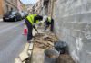El Ayuntamiento intensifica el trabajo de reposición y reparación de acerados y solería con medios propios, el apoyo de Aqualia y dos empresas especializadas para puntos de valor patrimonial
