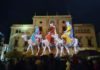 Cientos de jiennenses han presencia el videomapping del Nacimiento de Jesús proyectado sobre la fachada del Ayuntamiento