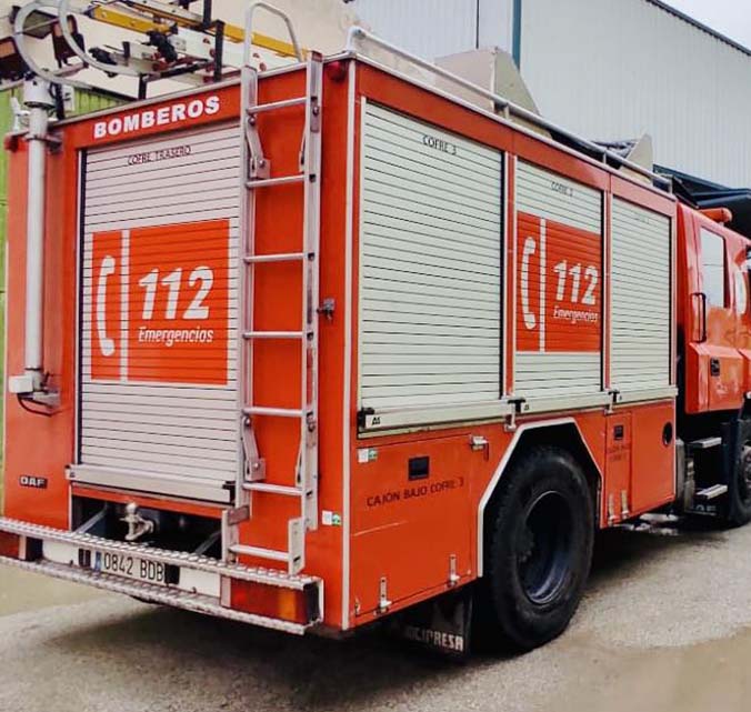 Bomberos de Jaén coche