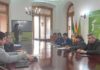 Reyes mantiene una reunión para evaluar los daños causados por el temporal en instalaciones y carreteras de Diputación